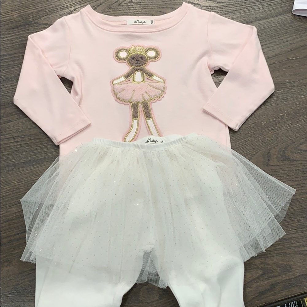 Handmade boutique outfit- Shirt and Bottoms.